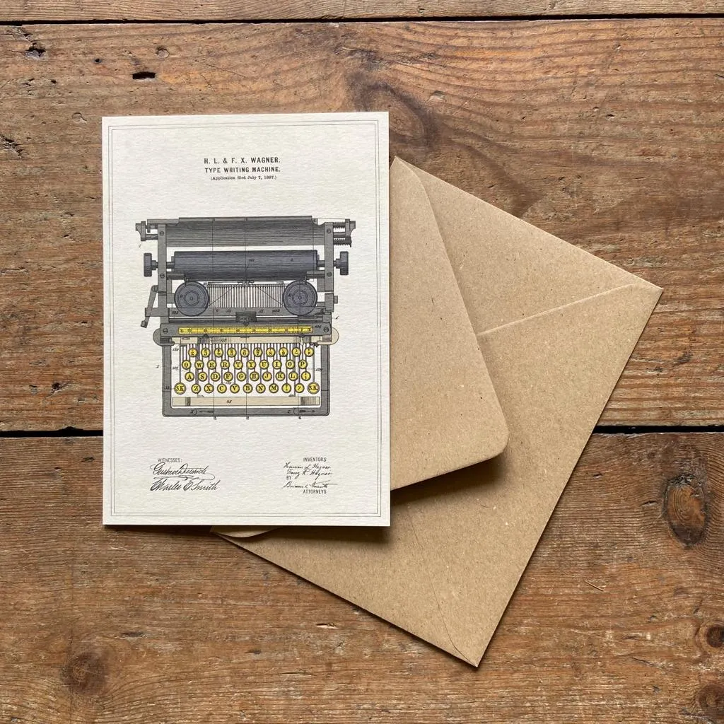 Typewriter - Greeting Card