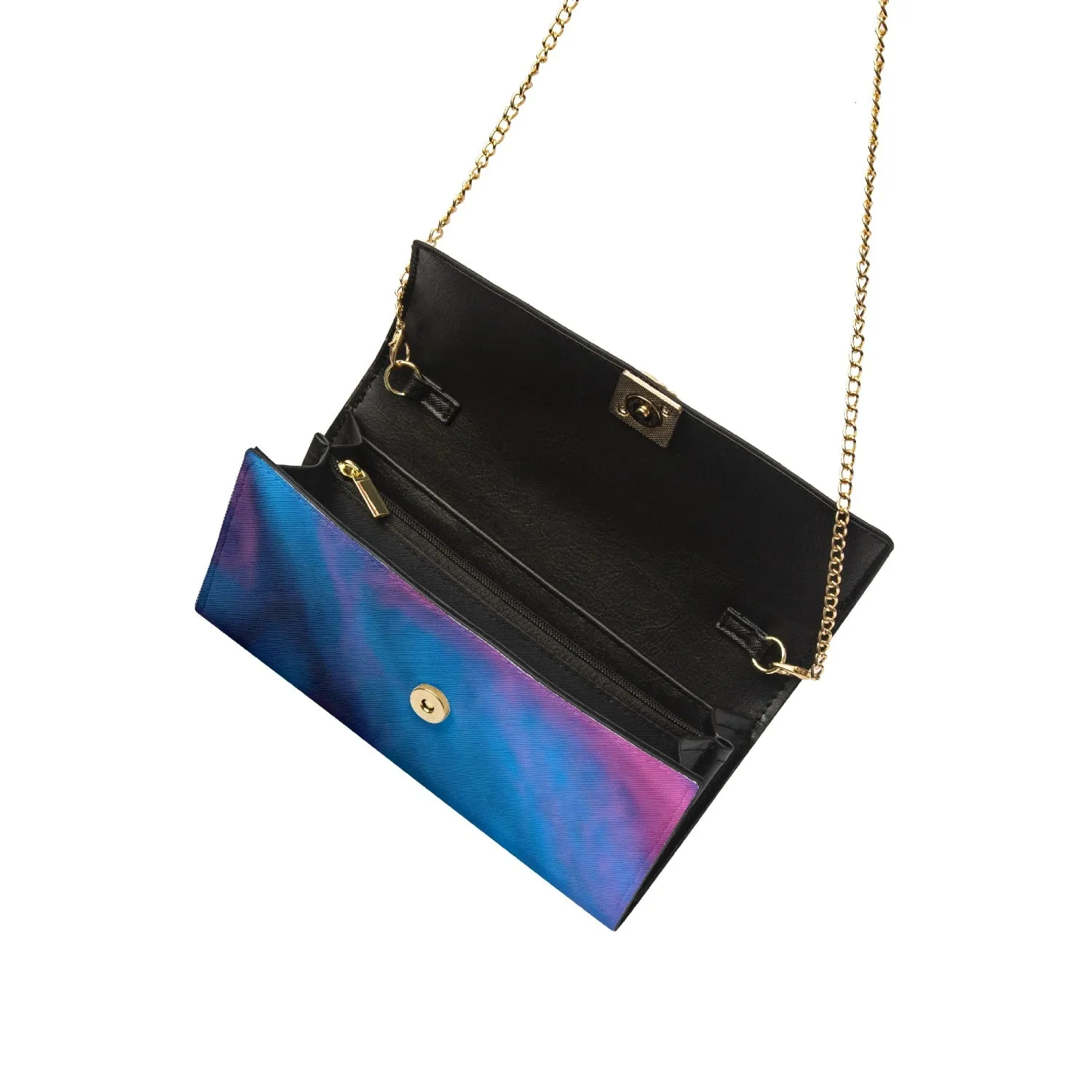 wacky cotton candy  Chain Type Flap Shoulder Bag