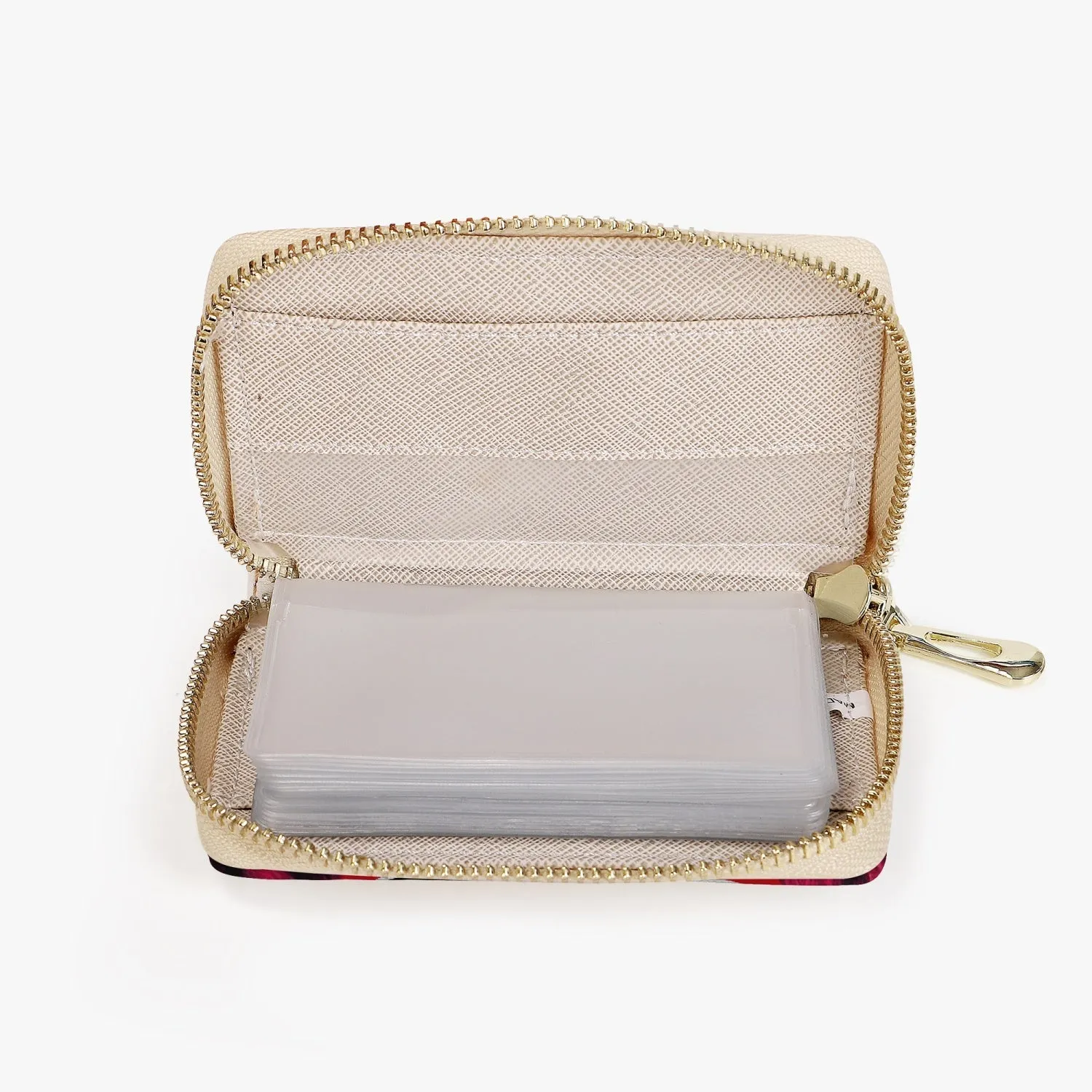 Wacky Short Type Zipper Card Holder