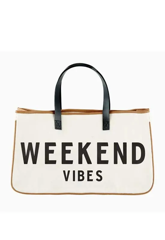 Weekend Vibes - Canvas Tote