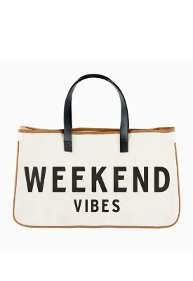 Weekend Vibes - Canvas Tote