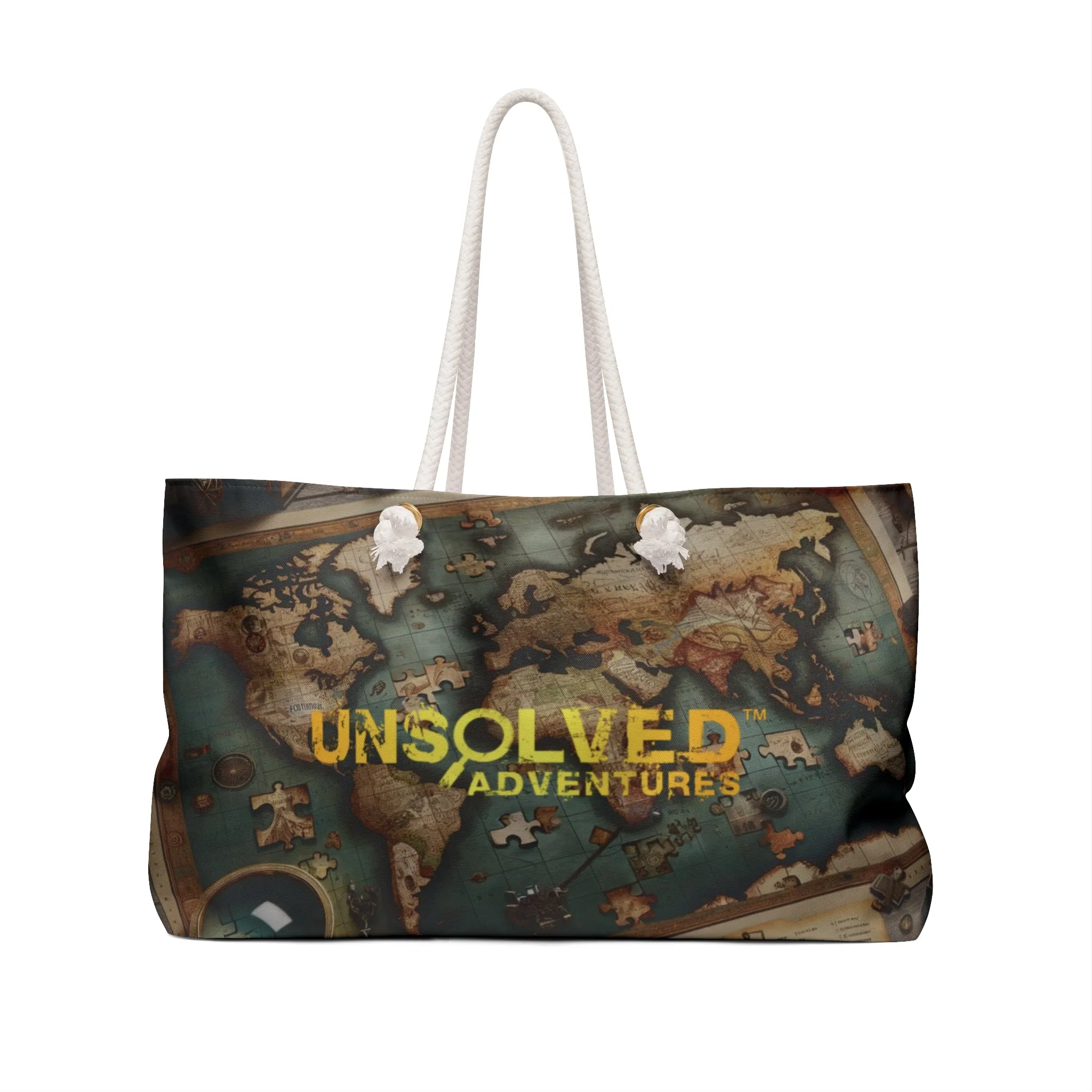 Weekender Bag: Unsolved Adventures - Puzzled Map