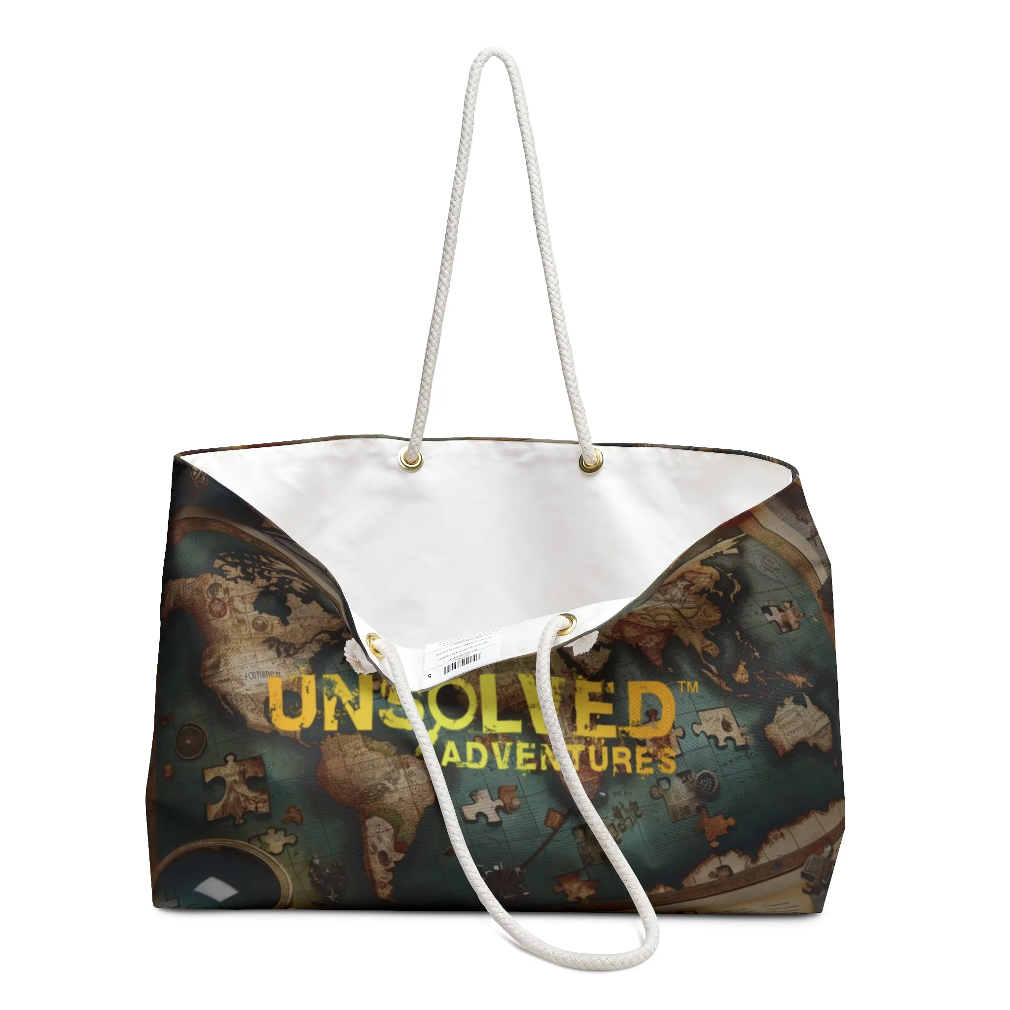 Weekender Bag: Unsolved Adventures - Puzzled Map