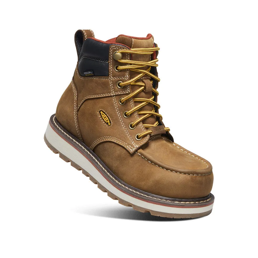 Women's Cincinnati 6" Waterproof Boot (Carbon Toe)  |  Belgian/Sandshell